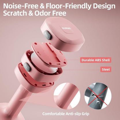 Adjustable Dumbbell Set of 2 4 in 1 Free Weights Dumbbells Set for Women Hand Weights with TPU Soft Rubber Handle for Gym Exercise 2Lb 3Lb 4Lb 5Lb Vibrant Colors Secure Grip