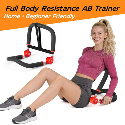 HOPHORSE 10-In-1 AB TRAINER Full Body Workout 3 Resistance Levels 35/44/57 LBS Compact Portable Beginner-Friendly Home & Daily Use