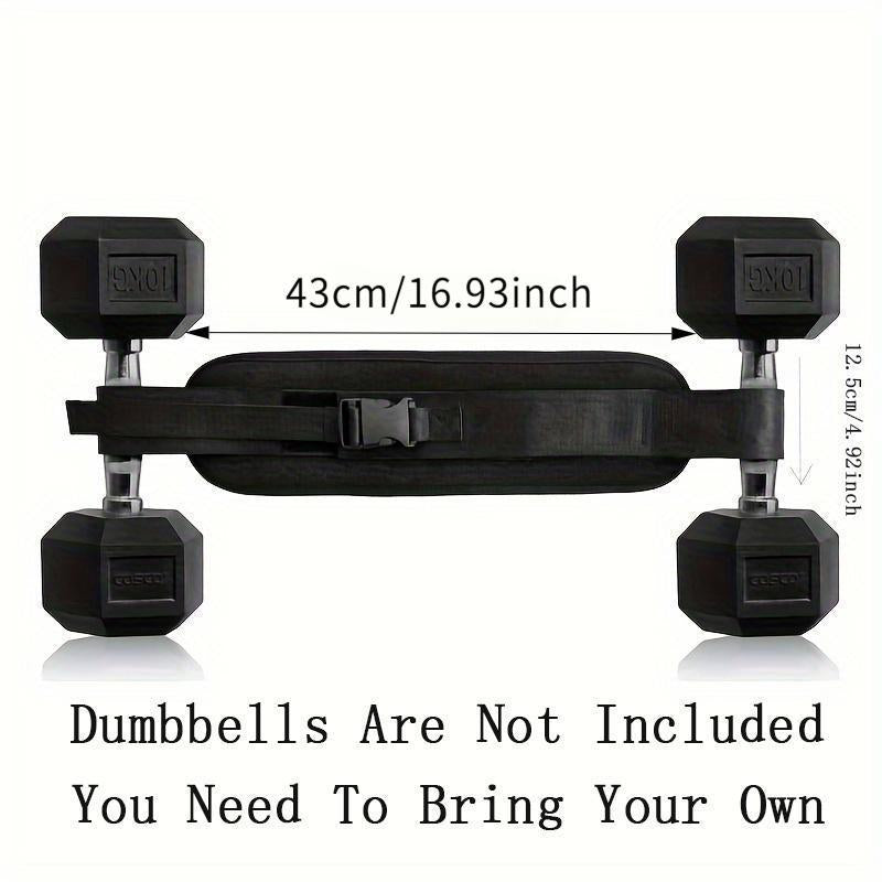 Hip Thrust Adjustable Resistance Weight Belt for Home Workouts, Kettlebell Training & Butt Shaping with Extra Cushioning and Adjustable Resistance Equipment. Resistance Exercise Manual Push-Pull Roller Dumbbell