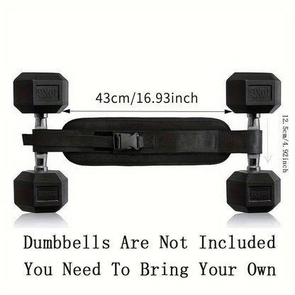 Hip Thrust Adjustable Resistance Weight Belt for Home Workouts, Kettlebell Training & Butt Shaping with Extra Cushioning and Adjustable Resistance Equipment. Resistance Exercise Manual Push-Pull Roller Dumbbell