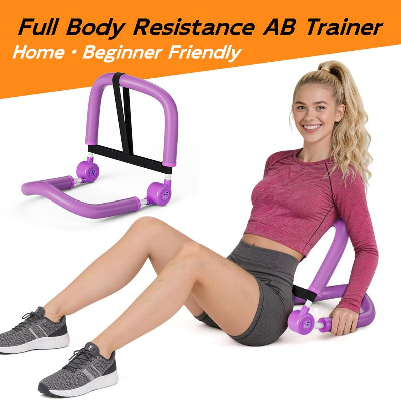 HOPHORSE 10-In-1 AB TRAINER Full Body Workout 3 Resistance Levels 35/44/57 LBS Compact Portable Beginner-Friendly Home & Daily Use