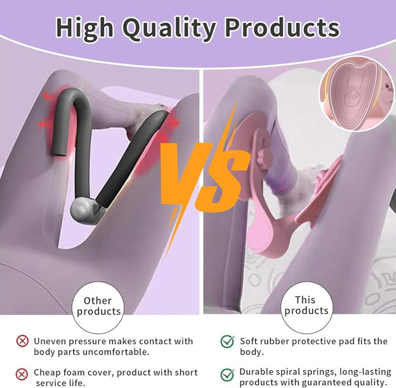 Thigh Exerciser,Thigh Toner,Leg & Hip Toner for Women/Men,Inner Thigh Shaper /Arm Sculptor,Portable Home Gym Equipment for Butt Lift & Kegel Training,Pelvic Floor Muscle Trainer Exercise Product Upgraded Muscle Fitness