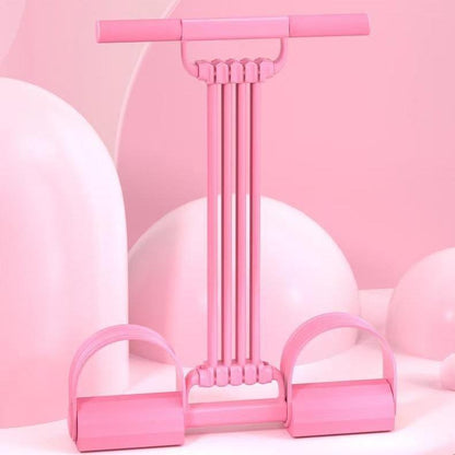 Multifunction Tension Rope, 8-Tube Elastic Yoga Pedal Puller Resistance Band, Elastic Pull Rope Fitness, Full-Body Workout Athome Gym, Exercise Sit-Up, Yoga, Abdominal Training