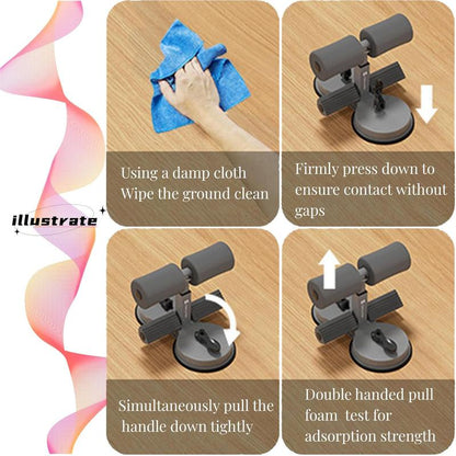 Ab Training Auxiliary Device, 1 Count Home Fitness Equipment, Abdominal Muscle Training Equipment, for Use Only on Smooth Flat, Seamless Tile, Wood, Marble Floors, Tummy Exercise Equipment, Workout Machine