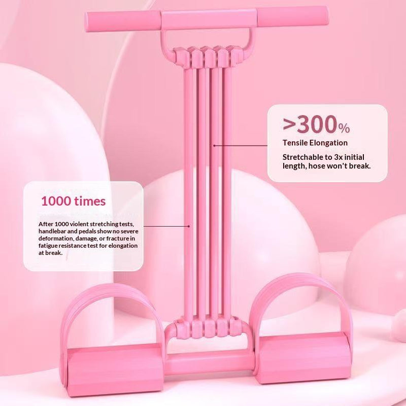 Multifunction Tension Rope, 8-Tube Elastic Yoga Pedal Puller Resistance Band, Elastic Pull Rope Fitness, Full-Body Workout Athome Gym, Exercise Sit-Up, Yoga, Abdominal Training